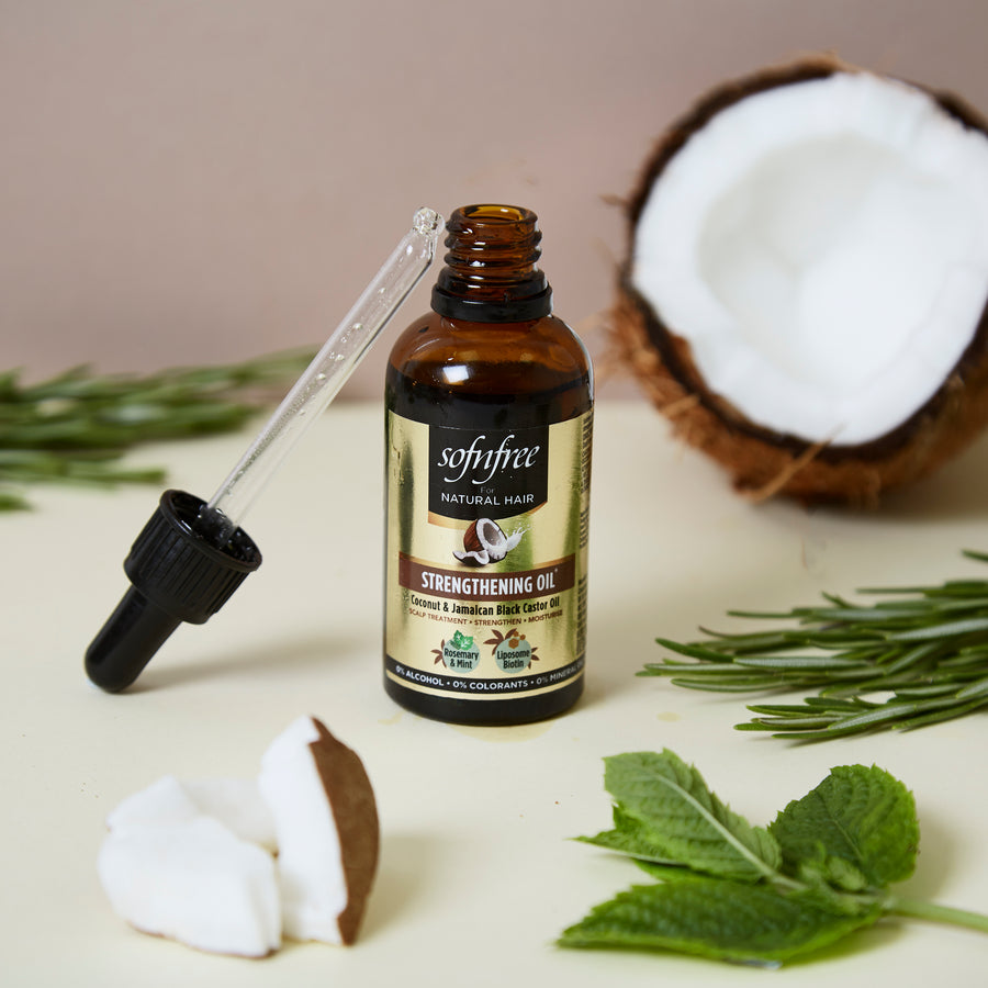 Sofnfree Strengthening Oil (Coconut & Black Jamaican Castor Oil)