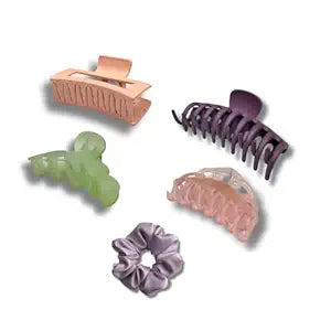 Hair Accessory 4 Med Crunchies (Assorted)