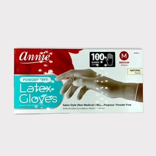 Annie Powder Free Latex Gloves Medium