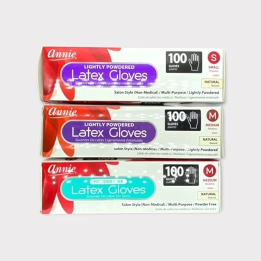 Annie Powder Free Latex Gloves Medium