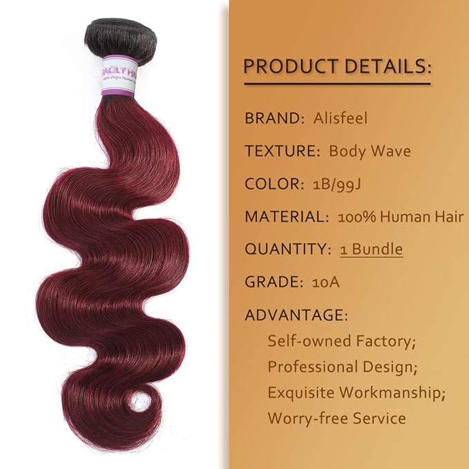 Zoes Beauty Bundle Hh 16" Body Wave (1B)