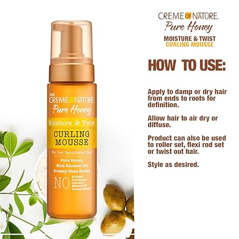 Creme Of Nature Pure Honey Curling Mousse