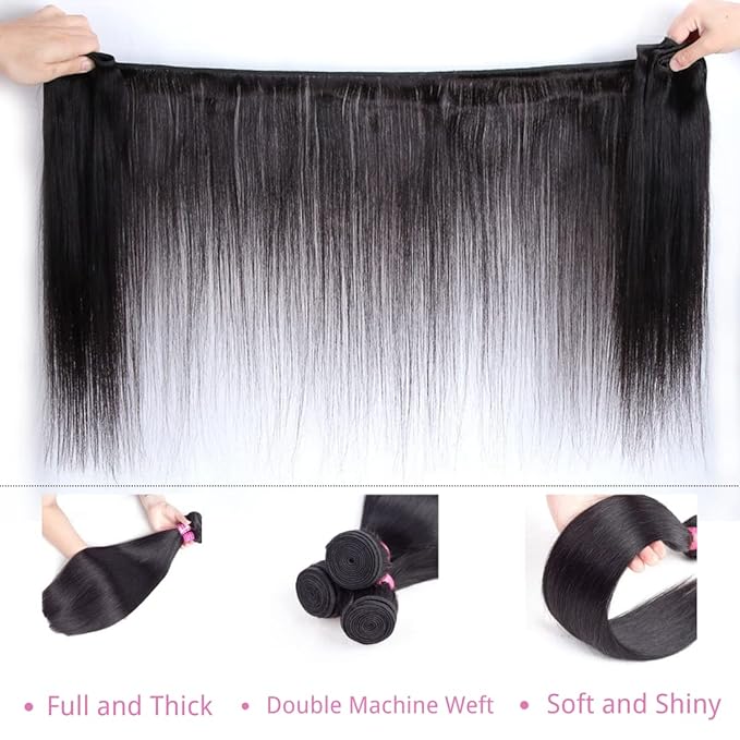 Zoes Beauty Bundle Hh 20" Straight (1B)