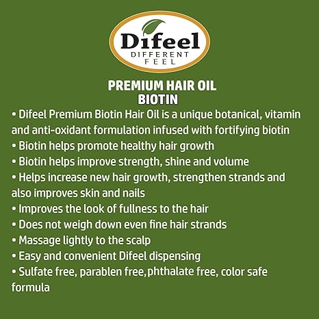 Difeel 99% Natural Blend Premium Hair Oil