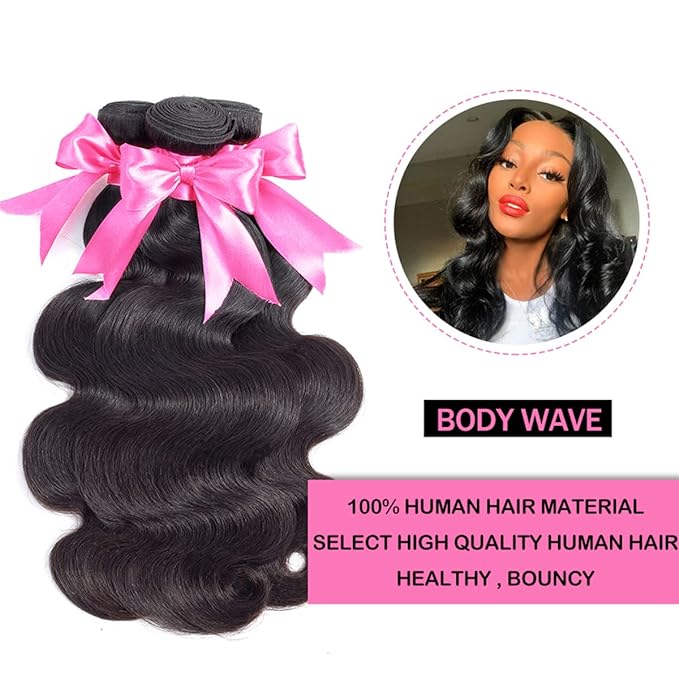 Zoes Beauty Bundle Hh 14" Body Wave (1B)