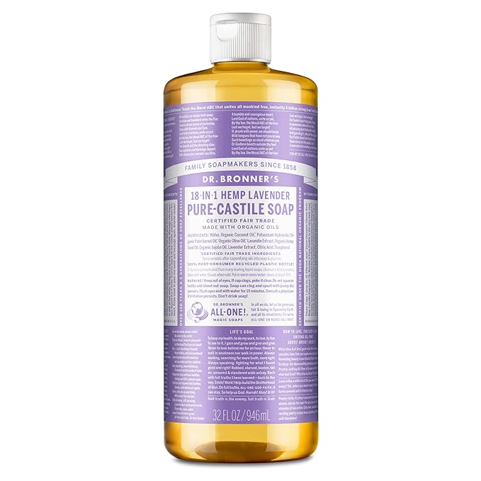 Dr. Bronners 18 In 1 Hemp Lavender Pure Castile Soap