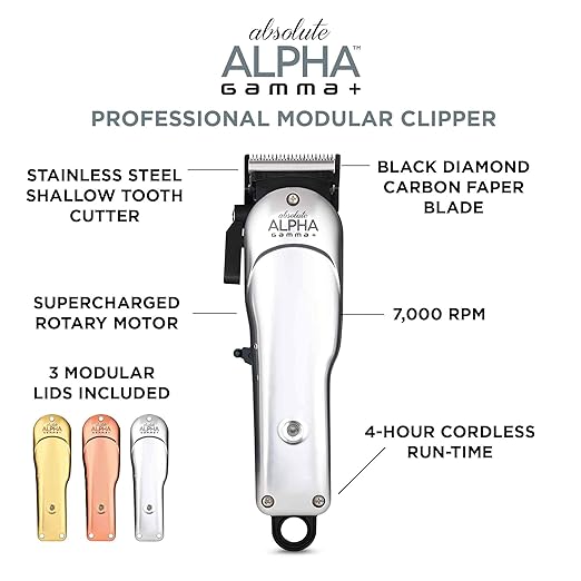 Absolute Alpha Gamma+ Modular Cordless Clipper