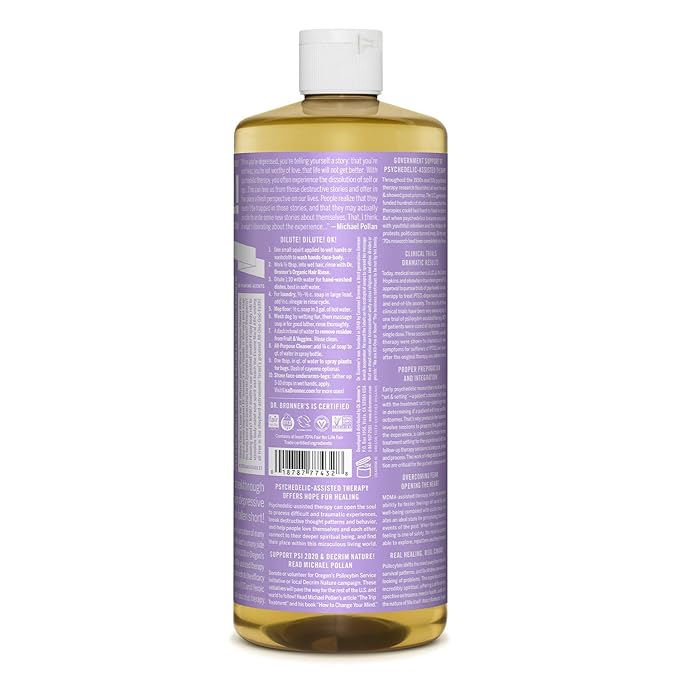 Dr. Bronners 18 In 1 Hemp Lavender Pure Castile Soap