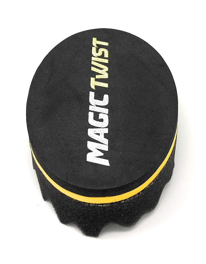 Black Ice  Magic Twist Hair Brush Sponge Dreads N Afro