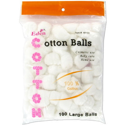 Eden Large Cotton Balls - 100