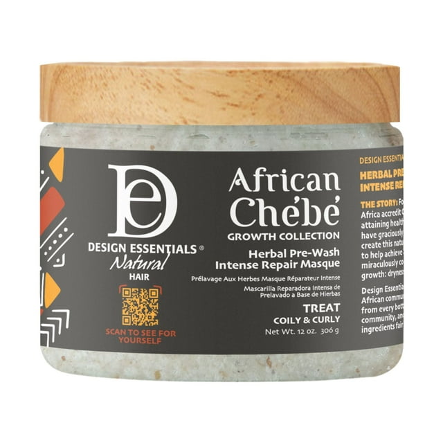 Design Essentials African Chebe Herbal Pre Wash Repair Masque 12Oz