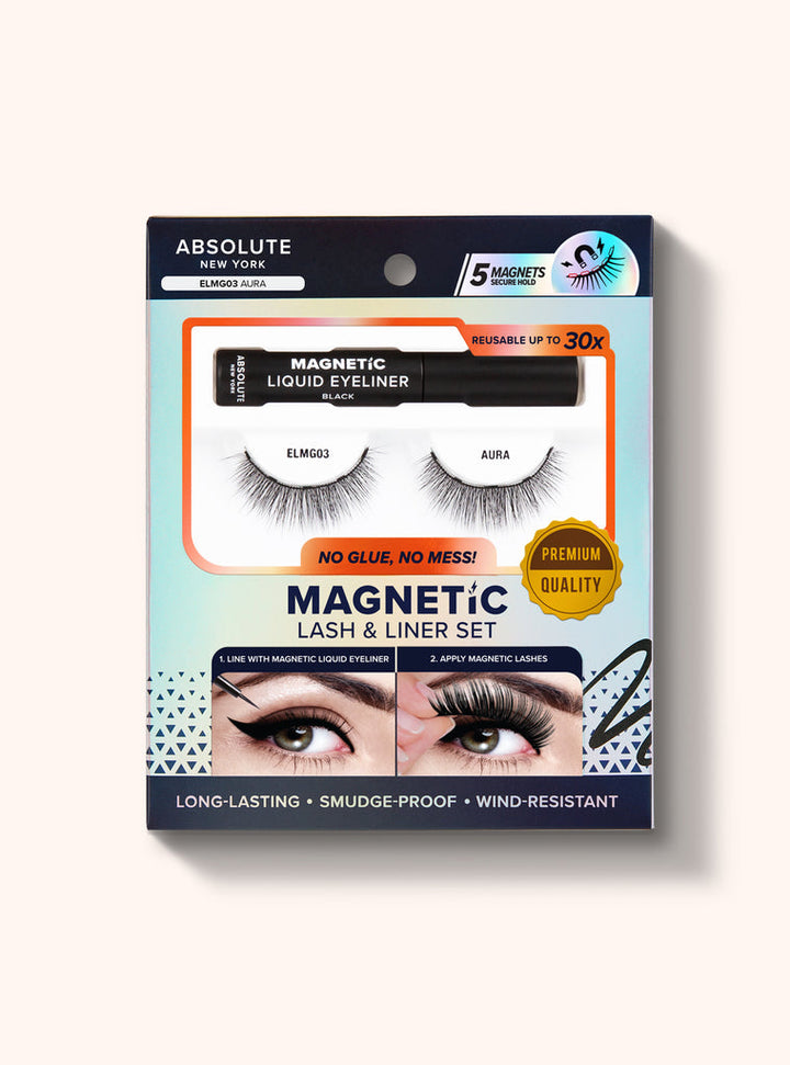 Absolute New York Magnetic Lash & Liner Set (Elmg03 - Aura)