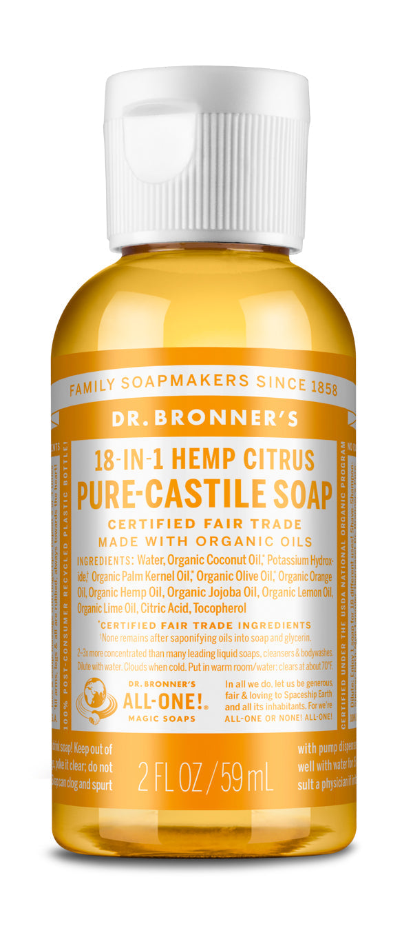 Dr. Bronners 18 In 1 Hemp Citrus Pure Castile Soap