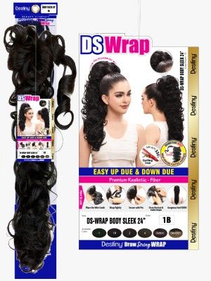 Destiny Elements - Ds Wrap Ponytail  - Natural Bod 24In - 1By